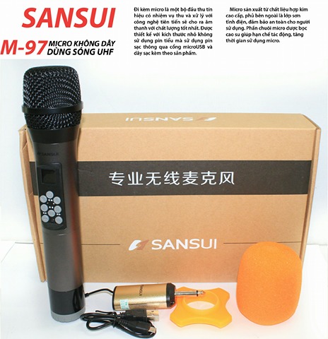 micro khong day sansui m97