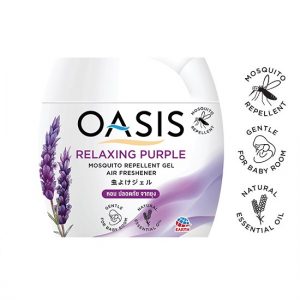 Sáp Thơm Phòng Đuổi Muỗi OASIS Relaxing Purple 180g Thái Lan