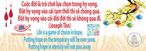 Cuộc đời là trò chơi lựa chọn trong hy vọng