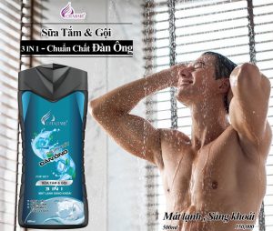 SỮA TẮM GỘI CHARME 3IN1 CHO NAM 500ML + TẶNG KÈM NƯỚC HOA