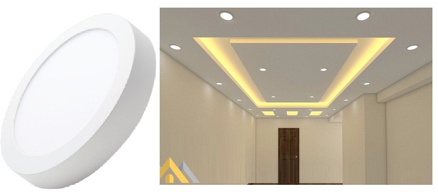 ĐÈN LED ỐP TRẦN NỔI 12W TRÒN -ĐƯỜNG KÍNH 15.5 CM- SIÊU SÁNG-TIẾT KIỆM ĐIỆN