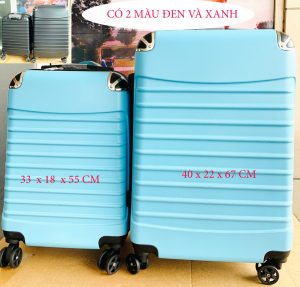 BỘ 2 VALI DU LỊCH THỜI TRANG SIÊU ĐẸP - NHỰA ABS SIÊU CỨNG VÀ BỀN