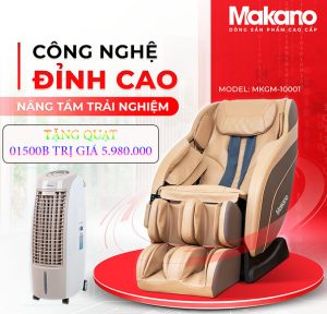 Ghế Massage Makano MKGM-10001 - TẶNG KÈM QUẠT 01500B