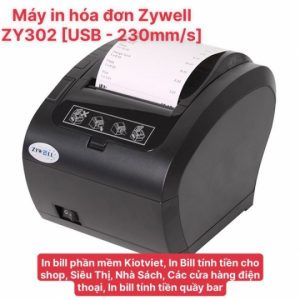 Máy In Hóa Đơn Zywell ZY302 [USB - 230mm/S]
