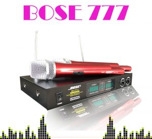 Bộ 2 Micro không dây BOSE BS-777 - ÂM THANH CỰC HAY