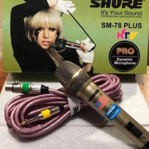 Micro Karaoke Có Dây Shure SM-78 Plus